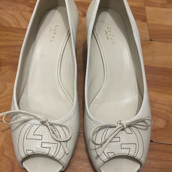 Gucci Wedges Beige - Picture 1 of 13